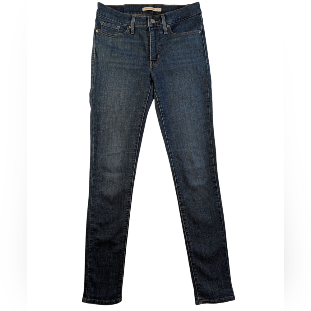 6.Levi's Classic Dark Blue‎ Women's Skinny Jeans